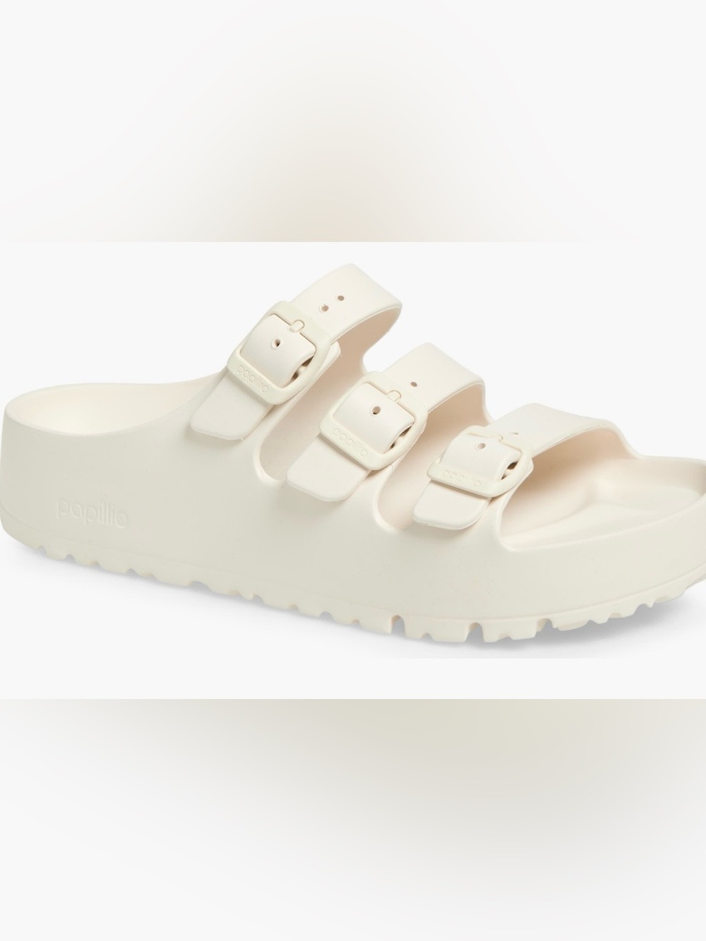 NIB Birkenstock waterfroof unisex sandals 41 off white